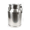 Stainless Steel Milk Can - 40L Wine Pail with Sealed Lid, Ideal for Milk and Wine Storage - size: 40L