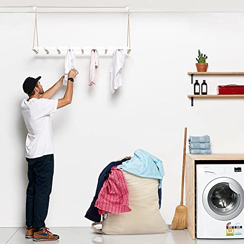SweetNeedle Pack of 2 Heavy Duty X-Large Laundry Storage Shopping Bag, 30 x 22 IN 40L - 100% Cotton, Highly durable, Draw-cord with cord-lock, Machine Wash and reusable Travel Bag - Natural - size: 2 Pack - Shoulder