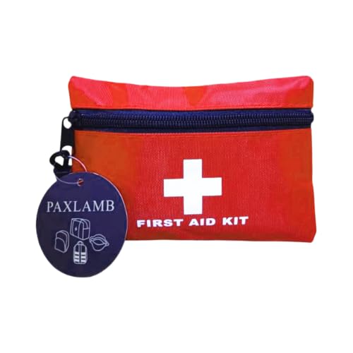 Red First Aid Bag Small First Aid Kit Empty Medical Bags (Red 7.9x5.5 1PC) - color: Red, size: 7.9x5.5 Inch (Pack of 1)
