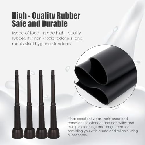 Milking Liner Rubber 4 Pcs, Rubber Inflation Liner for Cow (295) Milking Equipment for Cows - style: 295