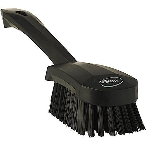 Vikan 41929 Brush,Washing,Stiff,10",PP/PBT,Black - color: Black