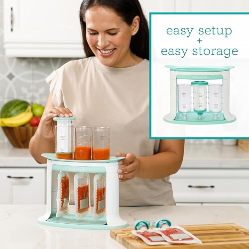 Infantino Squeeze Station, Baby Food Pouch Filler, BPA-Free - style: Squeeze Station - New & Improved