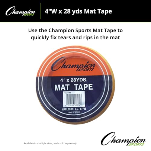 Champion Sports3x28yd Mat Tape - color: Multi, size: 4" x 28 yds