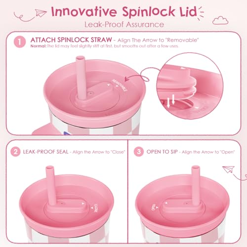 SANDJEST Checker and Star Stainless Steel Tumbler 20oz with Handle and Silicone Straw Locking Lid for Kids Girls, Birthday Christmas Back to School - color: Checker 1