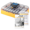 Brinsea Ovation 56 EX Egg Incubator, Humidity Control & Educational Book | 50+ years of trusted precision! Built-in automatic humidity, auto-turn & temp alarms take the stress out of hatching 56 eggs - style: Not Connected + Book