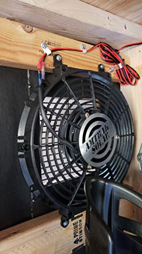 Amtrak Solar 12-Inch Solar Attic Exhaust Fan – USA-Made, Plug & Play, Whisper-Quiet Ventilation for Attic, Garage, Shed, Greenhouse (Fan Only) - size: 12