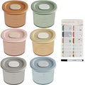 Moonkie Silicone Baby Food Containers | 4 oz Baby Food Storage Jars with Airtight Lids | Reusable Baby Food Jars, Freezer,Microwave and Dishwasher Safe, Perfect for Infant & Toddler - size: 6pack 4oz