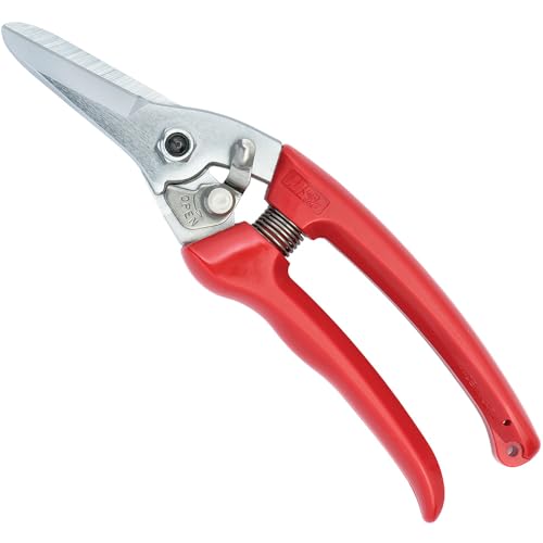 ARS 140DXR Smooth Blade Hoof Trimmer & Garden Pruning Shears | Gold standard for goat & sheep hoof trimming. Rounded tips safe for cleaning & probing. Japanese steel blades, 7.5" overall.