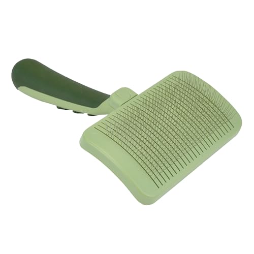 Coastal Pet Safari Dog Self-Cleaning Slicker Brush - Dog Deshedding Brush - Prevents Mats and Tangled Hair - For Dogs with Short or Long Hair - Medium - 4.25" x 4.06" - size: Medium
