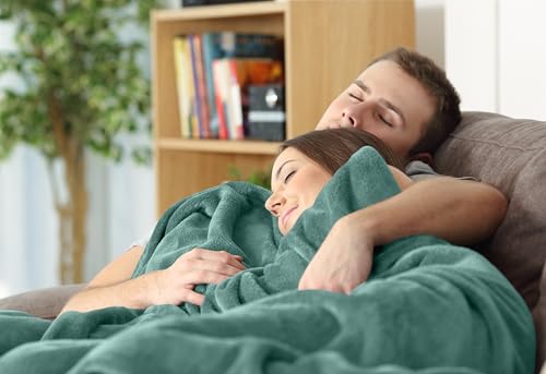 Utopia Bedding Soft Fleece Bed Blanket Throw Size Celadon (50x60 Inch) | Microfiber Plush Warm Lightweight Breathable Cozy Blanket Anti-Static, All Season Use, Gift for Women and Men - color: Celadon, size: Throw (50x60 Inch)