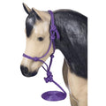 Tough1 Miniature Poly Rope Halter with Lead - color: Purple, size: Medium