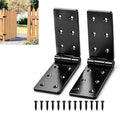 Fence Hinges for Outdoor Wood Gates Heavy Duty,270°Solid Folding Butt Hinges, Rust-Resistant (3 Pack) - size: Hinges Heavy Duty 3Pcs