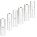 Immuson Food Storage Bag, 12 x 20 Plastic Produce Bag on a Roll Fruits, Vegetable, Bread, Food Storage Clear Bag (6 Rolls-2100 Bags) - size: 6 Rolls-2100 Bags