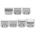Replacement Blades set compatible with Oster Classic 76/Andis dog Clippers | Includes 7 detachable blades，Cut Length 1/150" to 1/2"，7 Pack - color: 0.5MM-13MM(7 PACK)