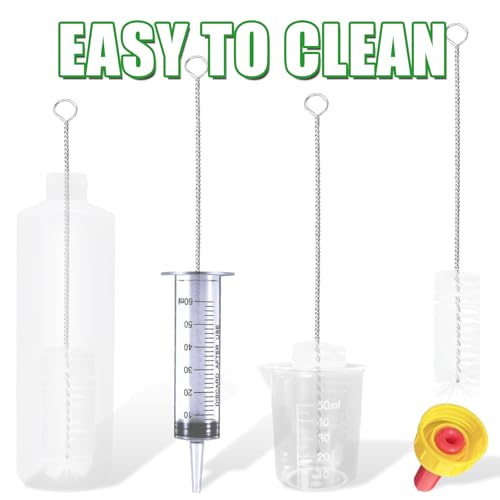 Lamb and Goat Kid Feeding Kit, Goat Nipple and Bottles Set, 60 ml Syringes, for Lamb, Dog, Sheep,Piglet,Rabbit Feeding