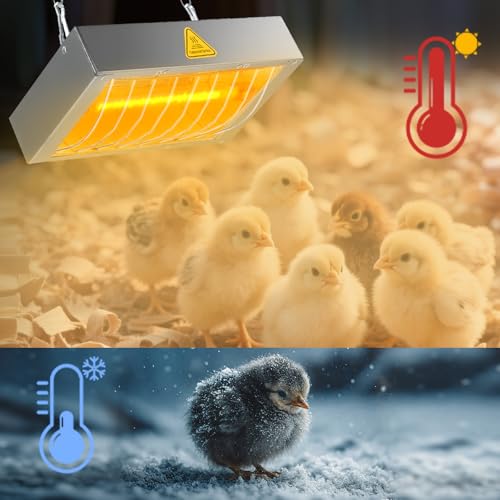 400W Chicken Coop Heater Bulb, Replacement Bulb Accessories for Chicken Heat Lamp, Brooder Heater Tubes for Chicks, Poultry, Pets, 1 Pack - color: Bulb 400W - 1 Pack