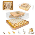 Nest IV - 56 Egg Incubator for Breeders, Fully Automated, Accurate Humidity & Temp Control, Flexible Spacing, Chick Separator, Custom Incubation Days, Auto Turning & Auto Stop, Easy Monitoring - size: 56 Egg [Brown]