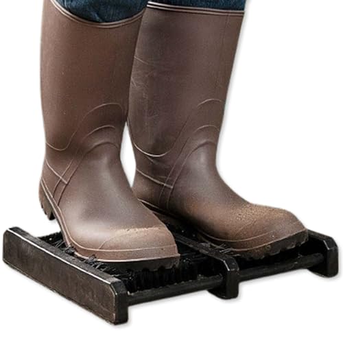 Jobsite Boot Scraper - Outdoor Shoe Scrubber Cleaner Brush - color: 1 Pack