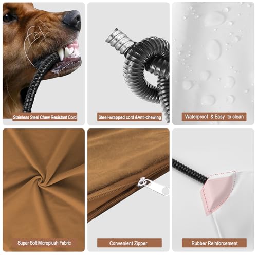 On/Off Switch Electric Pet Heating Pad for Cat Beds and Dog beds,D30 | with Chew Resistant Cord and Machine Washable Cover,Indoor Heated Pet Bed Warmer,for Cat Beds and Dog Beds