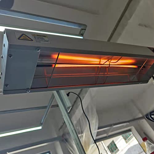 36" Food Heat Lamp Overhead Food Warmer Commerical Infrared Strip Heater with Plug and Chains,120V,500 Watts (36 Inch)