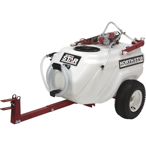 NorthStar 21-Gallon Tow-Behind Boom/Spot Sprayer, 2.2 GPM, 12V, 70 PSI | NSQ on-demand pump, Spring-loaded breakaway boom, Wide-area coverage, Targeted spot application, ATV/lawn tractor towing - size: 21 Gallon