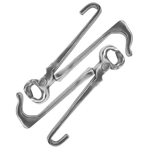 9" Foal Hoof Nippers, Stainless Steel Farrier Tool for Horses & Livestock, One-Handed Hoof Trimming Nipper – Sharp, Durable & Rust-Resistant - size: 9" Foal Hoof Nipper