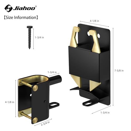 JIAHOO 2 Way Farm Gate Latch, Heavy Duty Gate Latches for Metal Tube Gates | Two-Way Lockable Livestock Gate Latch Hardware, For Cattle Gate Horse Corral, Ranches, Pastures, Pet Cage - style: Farm Gate Latch