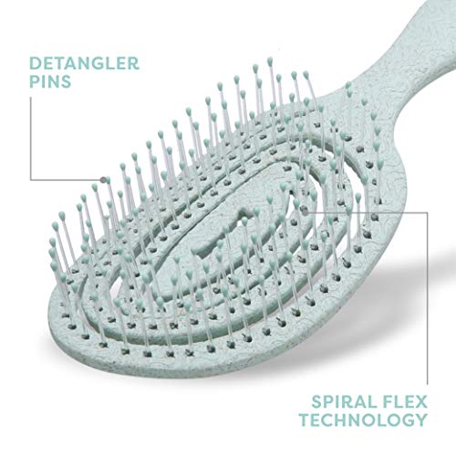 BioSilk for Pets Eco-Friendly Detangling Pin Brush for Dogs, 48-Pack | Gentle grooming brush removes knots and tangles, supports healthy coats for all dog breeds - size: 48 Count