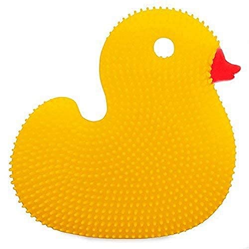 Norpro Duck Silicone Dish Brush - color: Yellow (Duck)