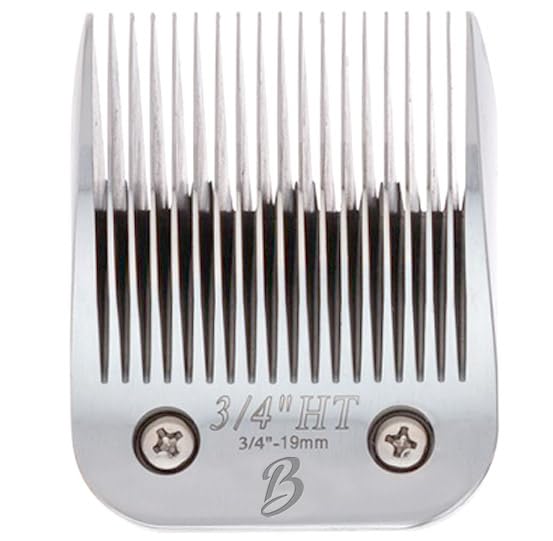 Detachable A Series 3/4 Blade Dog Grooming Cut Length 3/4" - 19mm Ideal for Large Trimming Areas Japanese Carbonized Steel Dog 19mm Replacement Blades | Compatible A5 Series(34HT) - color: 34HT (3/4" - 19mm)
