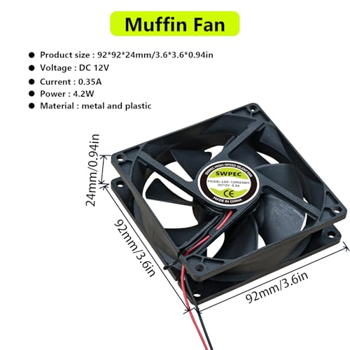 Electrical Cabinet Cooling Fan and Thermostat Set for Electrical Enclosures | Cooling fan with themostat set, auto temperature control to reduce internal heat and protect enclosure electrical components