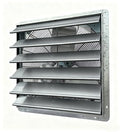 iLIVING 24" Smart Wall Mounted Shutter Exhaust Fan, 4244 CFM, 12-Speed, WiFi App Control Ventilation for Garages, Warehouse, Barn, Greenhouses, Auto Temperature Humidity Control, BLDC Motor, Hardwired - size: 24-inch