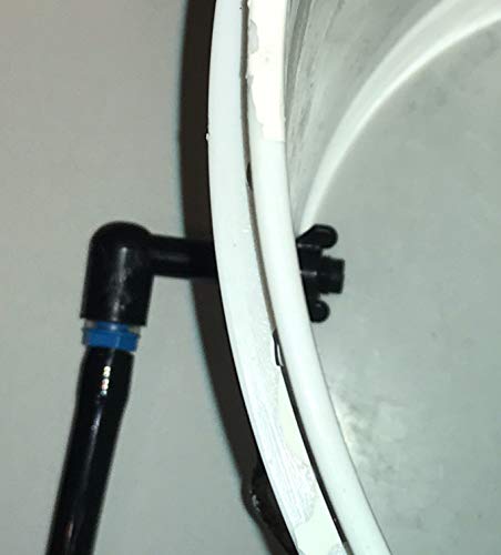 2 Pack Bucket connectors with 5/16” Barb for Rabbit Nipples Gravity Feed Set up