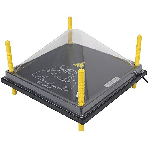 Premier 1 Chick Heating Plate Kit – 16"x16", Warms Up to 30 Chicks | Includes anti-perch cover. Adjustable push-button legs. Alternative to heat lamp. For chicks, ducklings, goslings & poults.