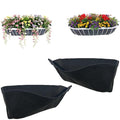 EZ Swap 55 Inch Fabric Hayrack Coco Liner Replacement for Window Basket Flower Planter - 55" Coconut Coco Fiber Alternative for Hanging Basket Planters. Use 3+ Seasons - Made in The USA! (2-Pack) - size: 55" Inch (2-Pack)