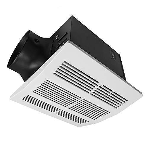 BV Bathroom Exhaust Fan 200CFM - 2.0 Sones, 6" Duct Collar, Rooms Up to 200 Sq. Ft.| Ventilation Fan, Stainless Steel - Ultra-Quiet & HVI 2100 - size: 200 CFM – Standard
