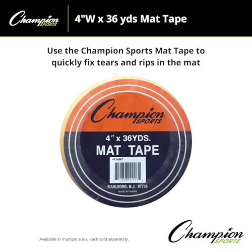 Champion Sports3x28yd Mat Tape - color: Multi, size: 4" x 36 yds