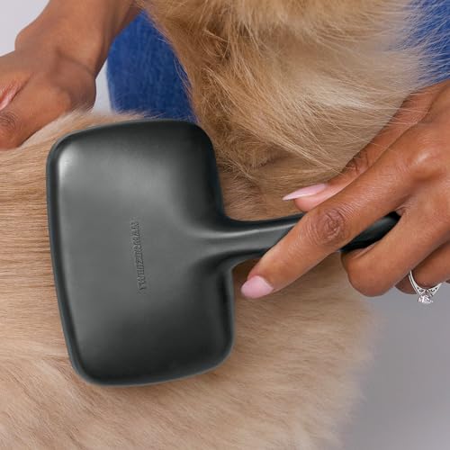 Tweezerman Slicker Brush for Pets-Grooming Brush with Coated Bristles