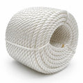 1323lbs Heavy Duty PP/Polyester/Nylon Rope, White, 1/4inX98FT | Weather-Resistant & Waterproof Rope for Pool, Camping, Construction & Rigging Applications - color: White, size: 1/4in X 98FT