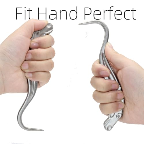 Horse Hoof Pick with Ergonomic Grip for Cleaning & Grooming, Metal Hoof Horseshoe Pick Scraper Cleaner Tool for Horses, Farrier Hoof Pick for Cleaning Hooves