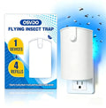 OSVDO Blue UV Light Flying Insect Trap, Plug-in Bug Catcher with 4 Refills | Indoor Fly Trap for 100+ Days, Fly Catcher for Flies, Fruit Flies, Gnats, Moths, Silent for Home, Kitchen