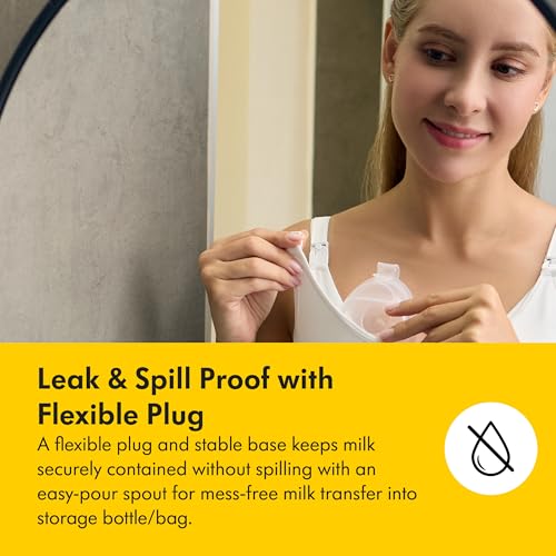 Medela in-Bra Breast Milk Collector | Made Without BPA | 30ml | 1 Ct - style: In-bra Breast Milk Collector