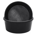Sadnyy Rubber Feeder Pan, Rubber Feed Pan Utility Horse Feed Bucket Dog Bowl Horse Feeder for Cats Dogs Goats Chicken Dust Bath Container Animal Feeding (4 Quart/ 1 Gallon,4 Pcs) - size: 4 Quart/ 1 Gallon