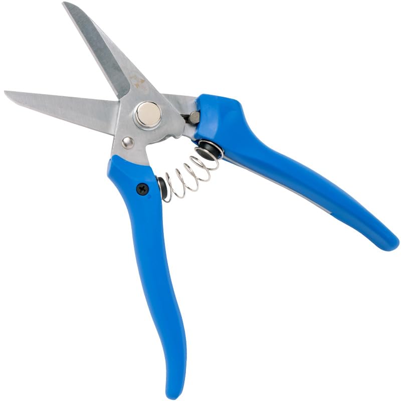 Premier 1 ExoTrim™ Blue Hoof Trimmer (Non-Serrated) | Longer 2.2" blades, offset angle for tight spaces. Ergonomic all-day comfort. Smooth blades for hooves. Secure locking. - style: Non-Serrated