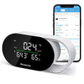 GoveeLife Smart Air Quality Monitor with PM2.5 H5106, LED Display Wired | Indoor temperature humidity sensors, 2s refresh, 2-year data storage, for home & office, 2.4G Wi-Fi only