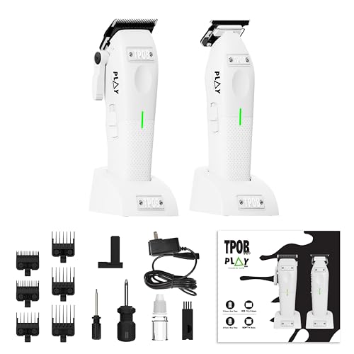TPOB Mini Play Professional Hair Clippers (Whiteout Set) - color: Whiteout Set