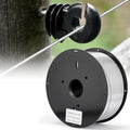 Gisafai 2000 ft 14 Gauge Aluminum Wire for Electric Fencing, Aluminum Alloy Wire for Electric Fencing, High Conductivity & Durability - size: 2000 ft 14 Gauge