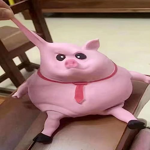 Squishy Toys - Pink Squishy Pig Toy for Kids & Adults, Novelty Squeeze Toy for Stress Relief & Anxiety (Big) - style: Big