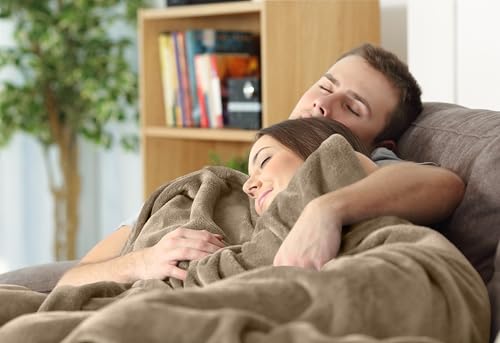 Utopia Bedding Ultra Soft Fleece Bed Blanket Throw Size Camel (50x60 Inch) | Microfiber Plush Warm Lightweight Breathable Cozy Blanket Anti-Static, All Season Use, Gift for Women and Men - color: Camel, size: Throw (50x60 Inch)
