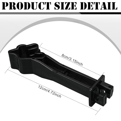 Outus 25pcs Reversed Extender Electric Fence TPost Insulators Snap, Black | Fit T Post Insulators, for Electric Fence Wire, Yard Agricultural Ranchers Farm - color: Black